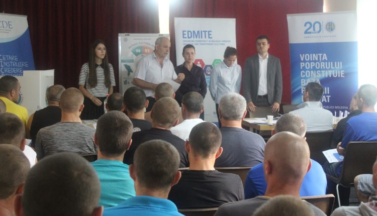 educatie electorala in penitenciarul nr 3 din Leova